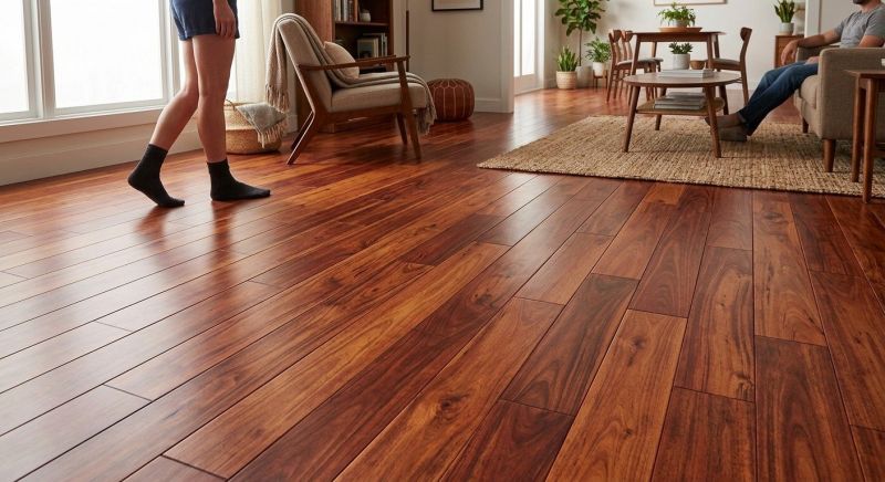 Cherry Floor Installation in Lynnwood, WA