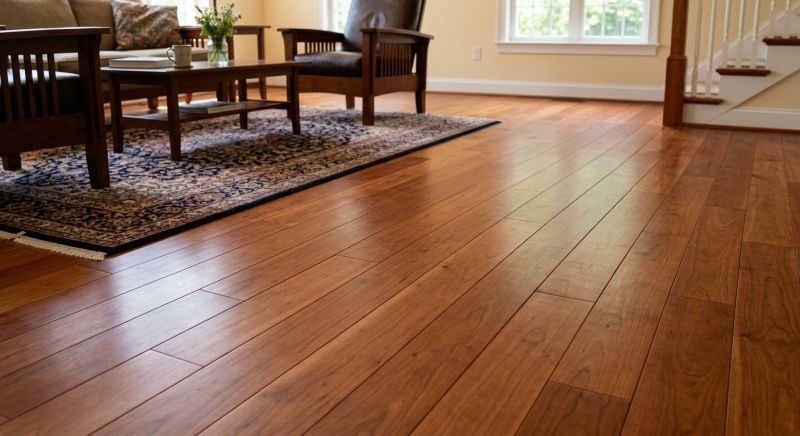 Cherry Floor Installation in Poulsbo, WA
