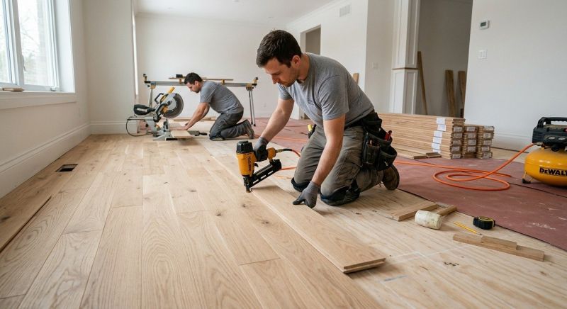 Hardwood Floor Installation in Bellevue, WA