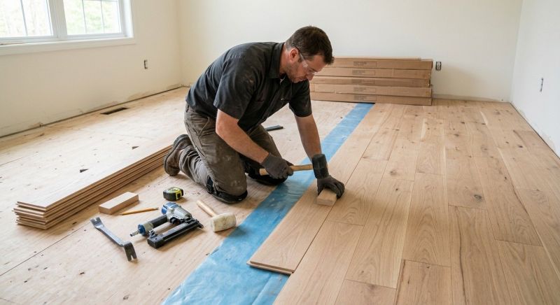 Hardwood Floor Installation in Poulsbo, WA