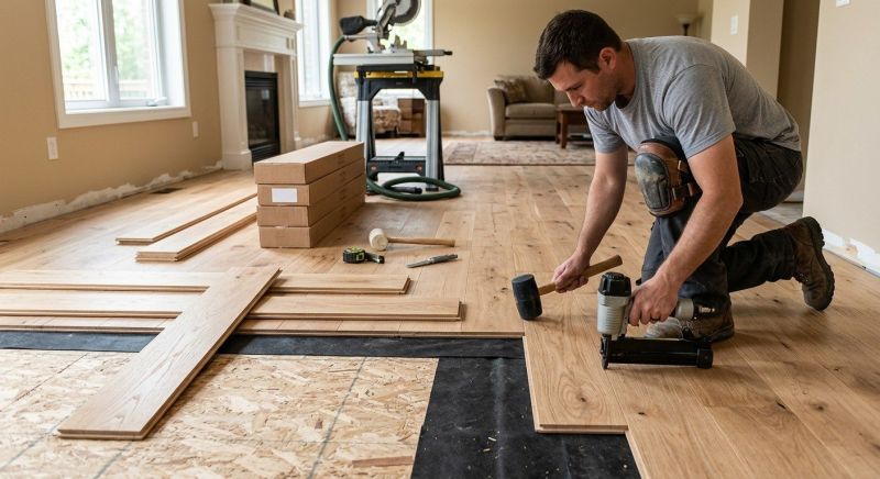 Hardwood Floor Installation in Poulsbo, WA