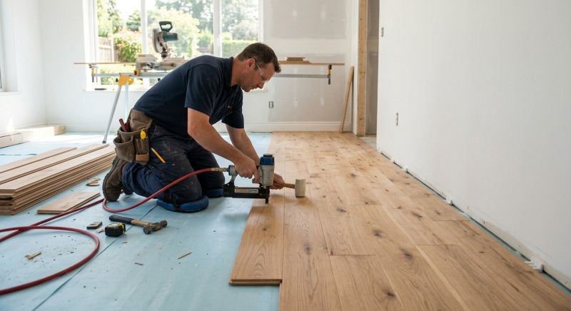 Hardwood Floor Installation in Renton, WA