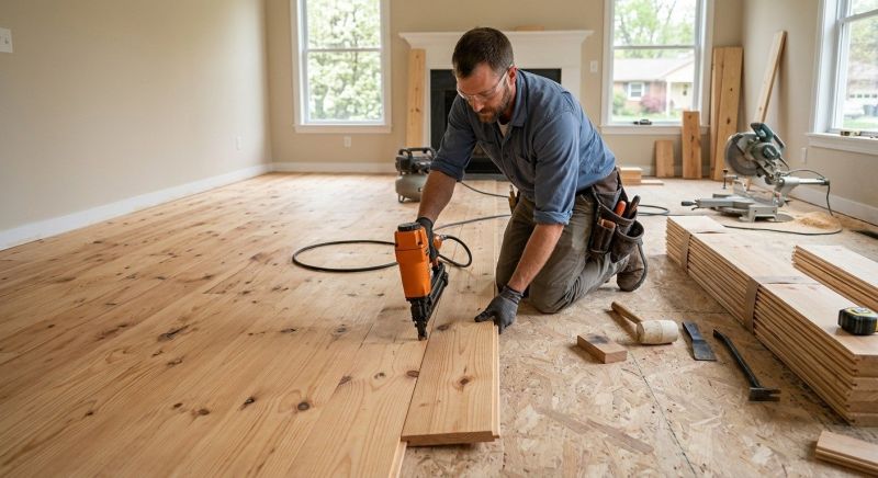 Maple Flooring Installation in Bainbridge Island, WA