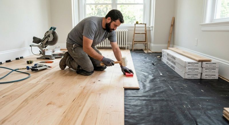 Maple Flooring Installation in Bothell, WA