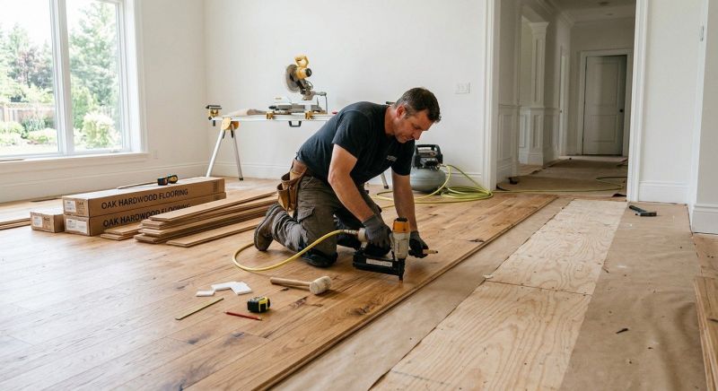 Oak Floor Installation in Bothell, WA