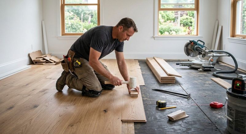 Plank Floor Installation in Redmond, WA