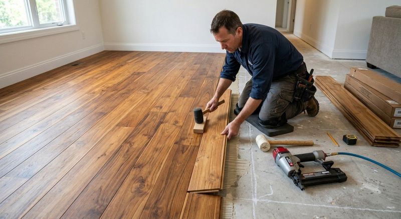 Teak Flooring Installation in Redmond, WA