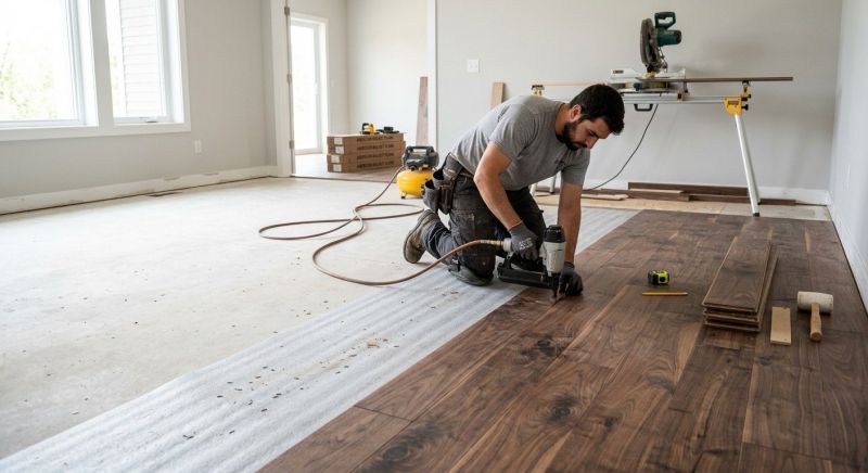 Walnut Flooring Installation in Redmond, WA