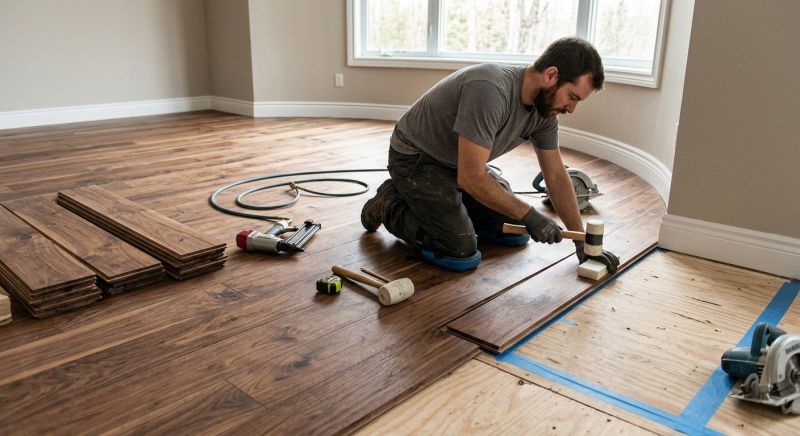 Walnut Flooring Installation in Redmond, WA