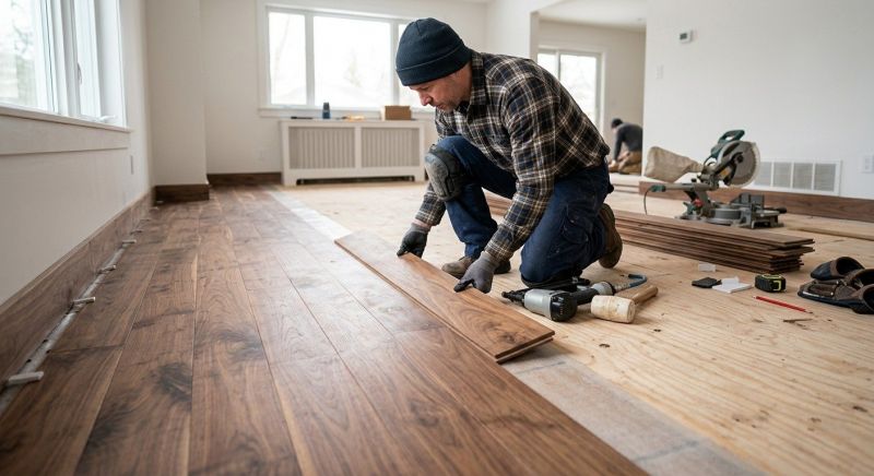 Walnut Flooring Installation in Redmond, WA