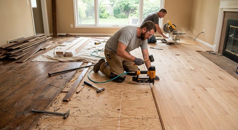 Wood Floor Replacement in Bothell, WA