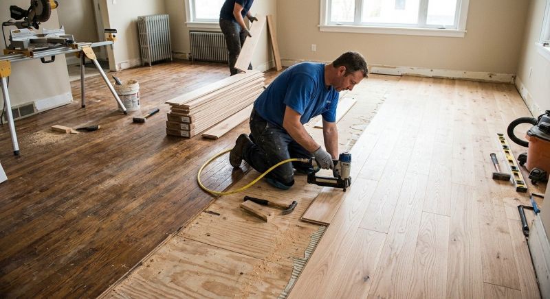 Wood Floor Replacement in Everett, WA